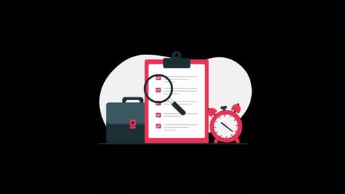 Timely Task Concept Animation Video - Transparent