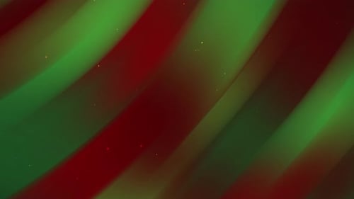 Fondo abstracto vibrante con ondas fluidas de tonos rojos y verdes
