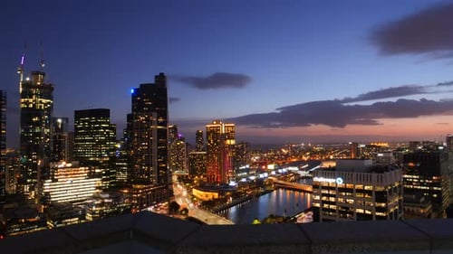 Melbourne night timelapse Melbourne night timelapse