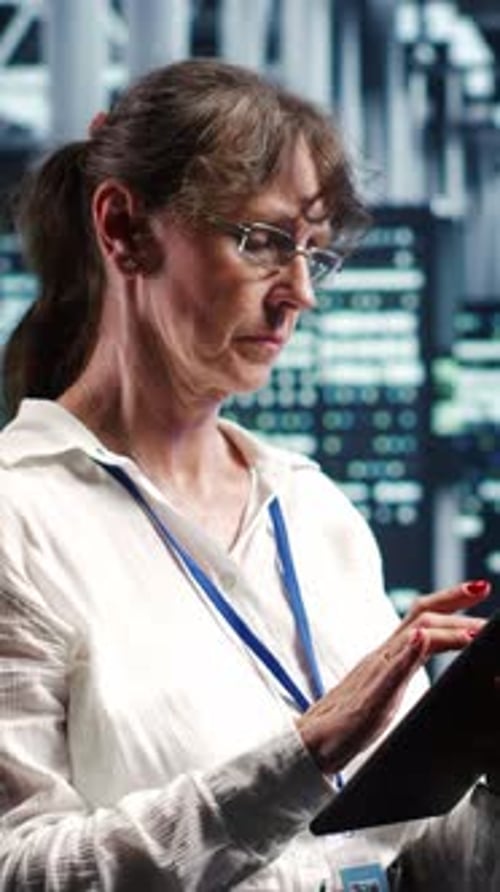 Vertical Data Center with AI Server Clusters