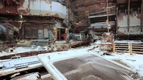 An Ancient Building Covered in Rust Showcasing the Beauty in Decay