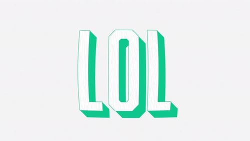 Animated LOL Text with Wobbly Effect for Social Media