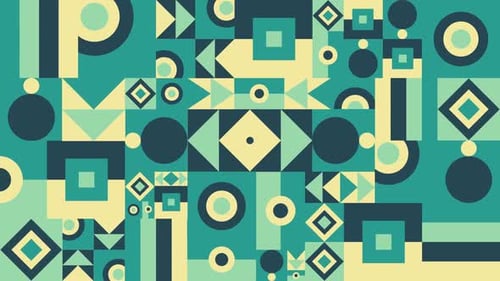 Animated Abstract Geometric Background
