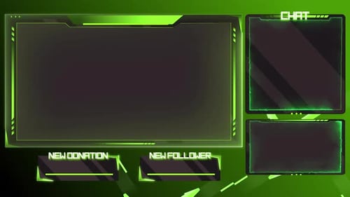 Streamer Overlay Setup Green Background