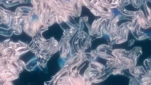 4k Morphing Ice Motion Hintergrund