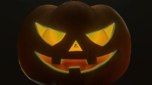 Halloween Pumpkins Background Video
