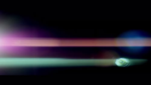 Abstract Lens Flare Optical Light Leak