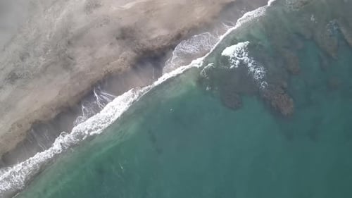 Aerial wave view