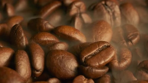 Freshly Roasted Coffee Beans 4k