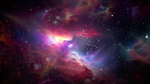 41 Nebelgalaxie Space Loop 4K