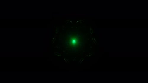 A Pulsating Canvas of Vivid Neon in a Mesmerizing VJ Loop