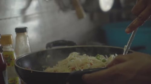 One fine Sunday mom was cooking Noodles and my camera witnessed it.