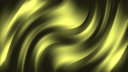 Abstract Golden Fluid Waves Animated Background Loop