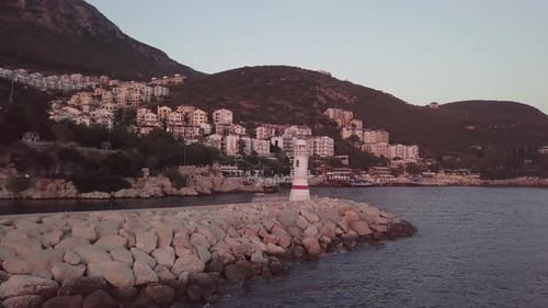 Baie de la ville de Kas près de l'île de Kekova