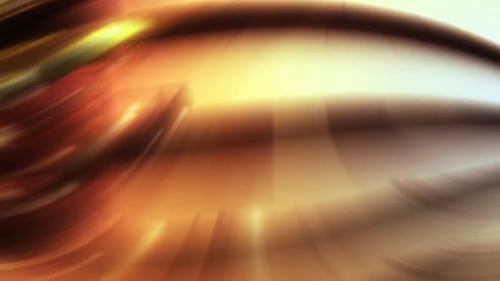 Fluid Abstract Motion Background with Warm Glowing Light Streaks