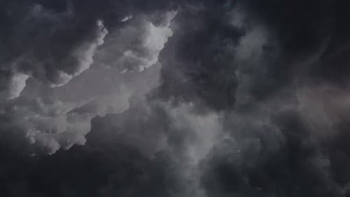 Ominous Swirling Storm Clouds Background