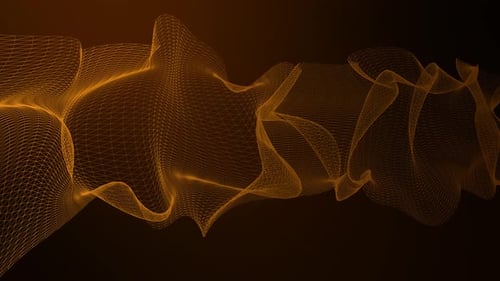 Braune Farblinie Wellenhintergrundanimation