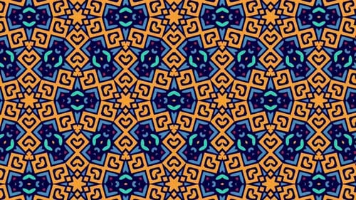 Fond d'animation de motifs isométriques | Fond d'animation de motifs fluides