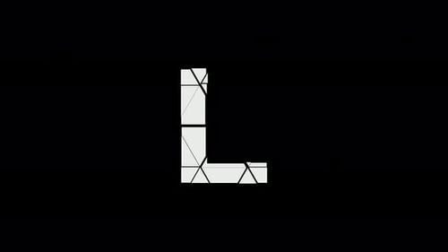Lettre L brisée en 3D