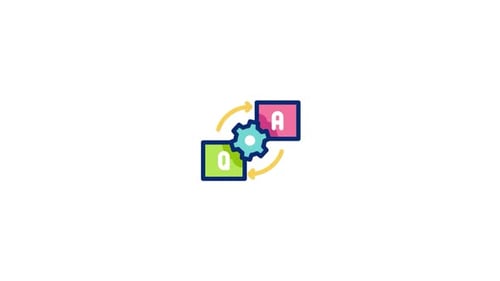 Animiertes Qna-Symbol