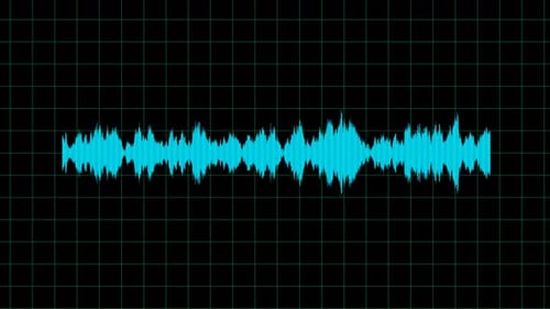 Equalizer video footage. Dynamic music.