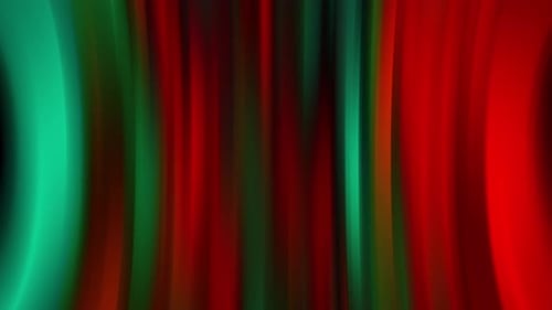 Abstract Fluid Red Green Color Lines Background Loop