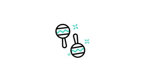 Maracas Animated Icon
