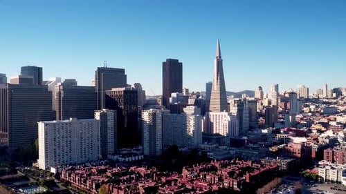 San Francisco Aerial View Golden Gate