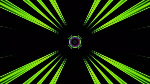 Tunnel de vacances abstrait VJ Loop