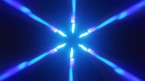 Abstract Multicolor Pulsating Futuristic Psychedelic Hypnotic VJ Seamless Loop Background