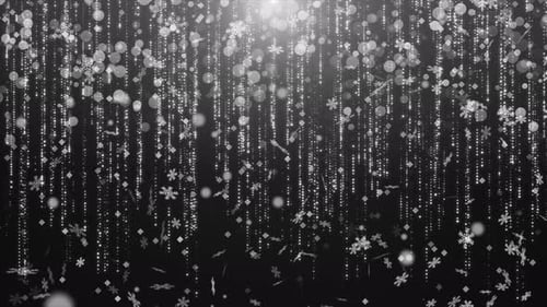 Weißer Weihnachtshintergrund Loop V5