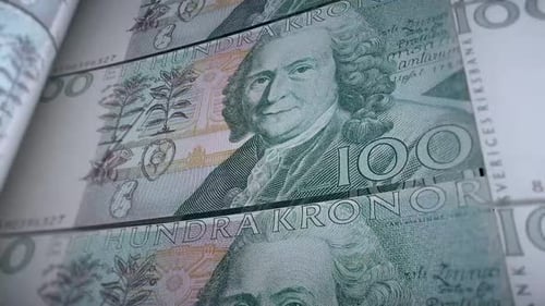 100 Krona Sweden Banknotes