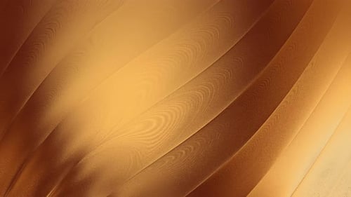 Elegant Golden Fluid Waves Abstract Background Loop