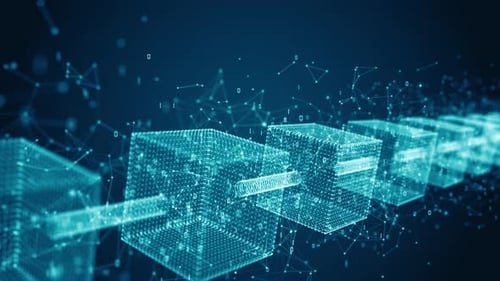 Blockchain-Technologie-Datenkette 01874