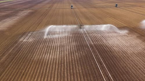 Irrigation System on Agricultural Land