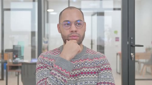 Man Having an Idea in the Office