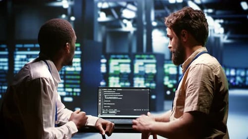 IT Developers Writing Server Script Code