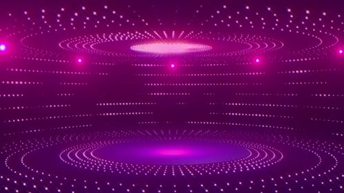 Hintergrund mit rosafarbenen Neon-Bühnenlichtern