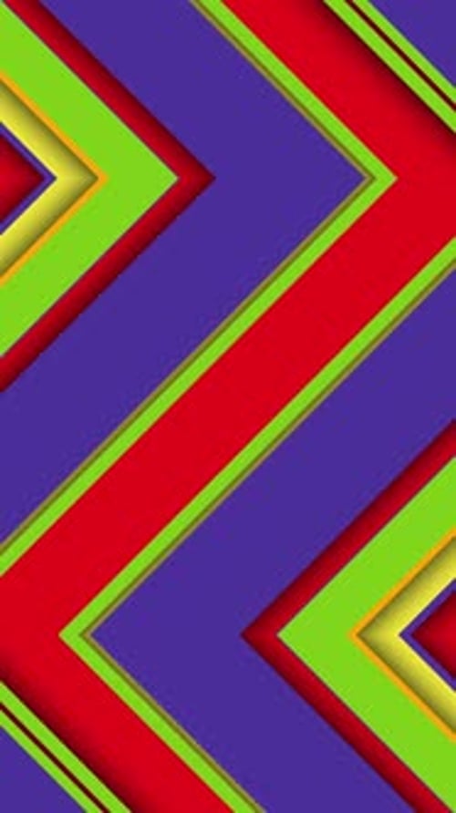 Vibrant Geometric Chevron Pattern Vertical Background Loop