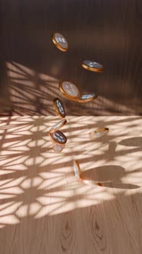 Coins Spawning 3D Concept Animation