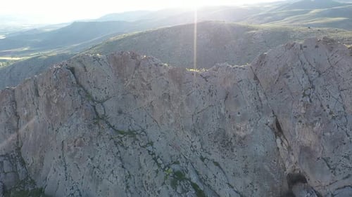 Mountain Range Aerial View