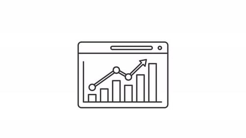 outline progress icon animation motion graphic video