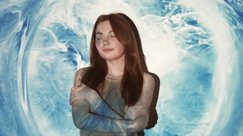 Stress Relief Peace Harmony Wellness Woman Aura