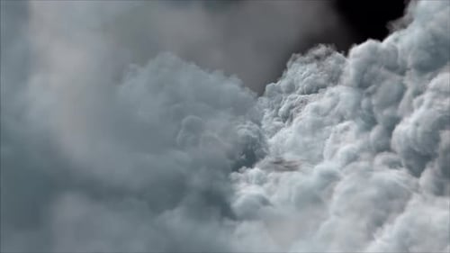 Wolkenübergang auf Alphakanal 4K