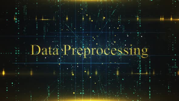 Data Preprocessing Word On Technology Background, Backgrounds Motion ...