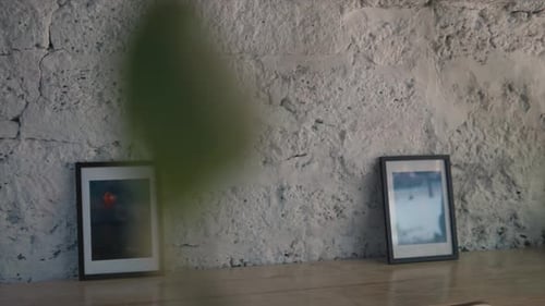 Framed Pictures in a Minimal Home Interior Setting