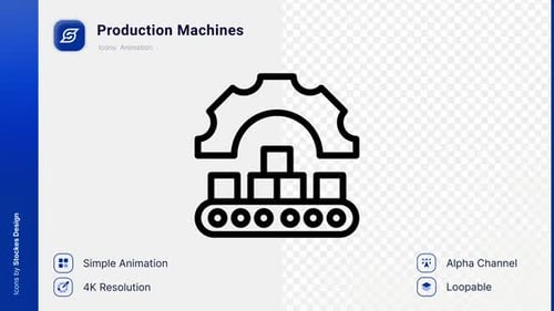 Animation Production Machines Icon