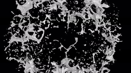 Dynamic Liquid Splash Reveal Transition