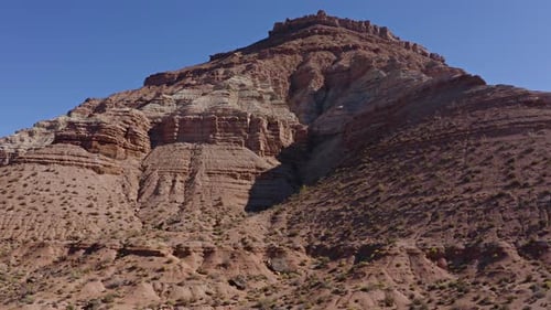 Vue aérienne des incroyables formations rocheuses du sud de l'Utah.