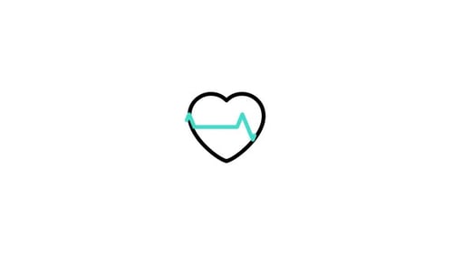Animiertes Cardio-Symbol